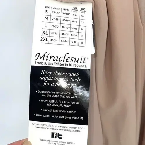 Miracle Suit Women's Extra Firm Tummy-Control Open Bust Thigh Slimming Body Shap