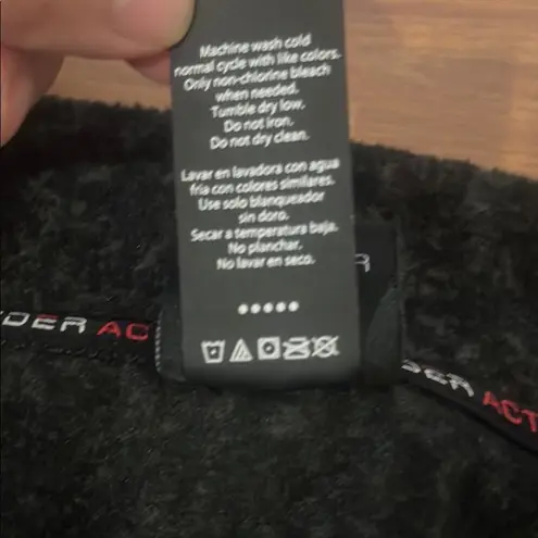 Spyder Black Cowl Neck Sweater Sleek and Textured