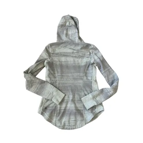 LULULEMON Gray Zip Hoodie Sweatshirt Size 8