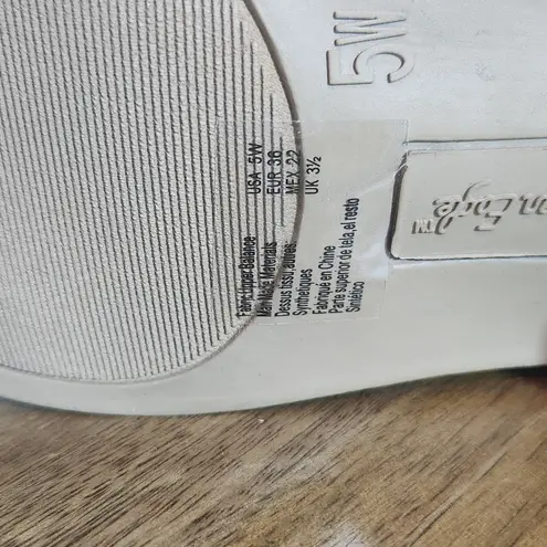 American Eagle  Brown Sling Back Open Toe Block Heel Shoes NWT Size 5 Wide