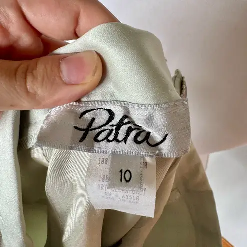 Elegant Vintage Seafoam Satin Maxi Skirt | Size 10 | EUC | Lined Green