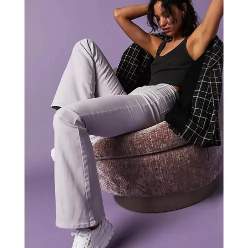 Free People New  Size 29 Jayde Jeans High Rise Flare Leg Lavender Lilac Purple