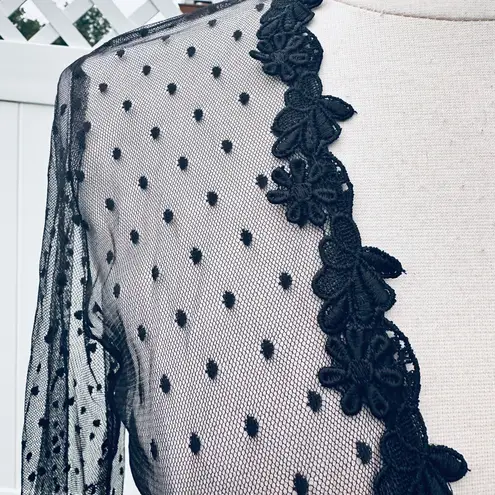 Flora Nikrooz Show Stopper Long Sexy Black Robe