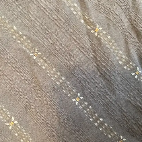 Horny Toad Retro brown button down shirt 100% cotton size M