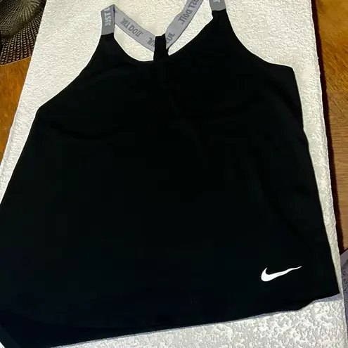 Nike  Womens Medium DriFit Black Athletic Tank Top