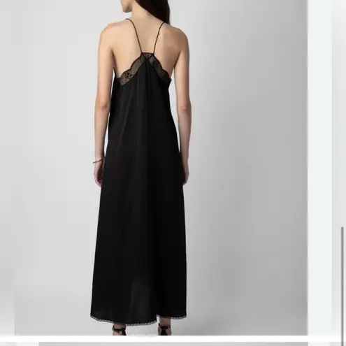 Zadig & Voltaire Risty Monogram-print silk Maxi Dress