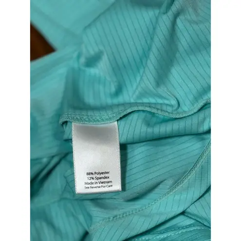 NEW Coral Bay Golf Polo Shirt Womens M Sleeveless UPF 50 Performance Collared Blue Size M