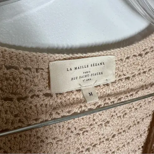 Sézane Sezane Cassey Crochet Dress Solidarity Creation Cream Sz M