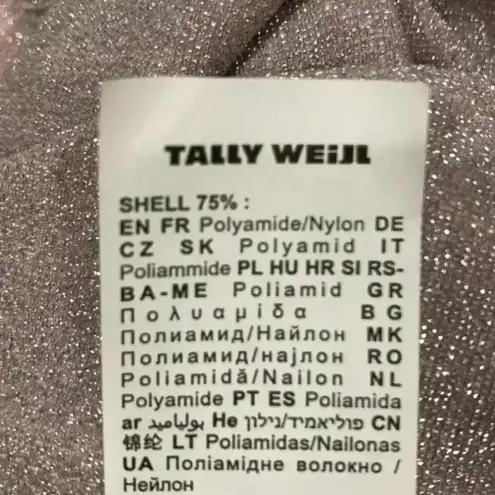 Tally Weijl  pink sparky tank top in size xs