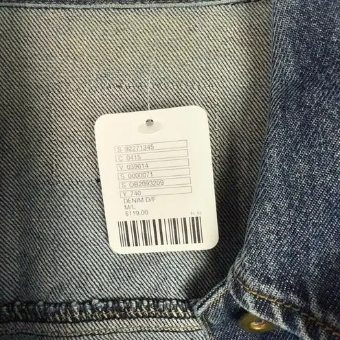 Urban Renewal NWT Urban Outfitters Remade Coin Trim Denim Jacket Medium/Large