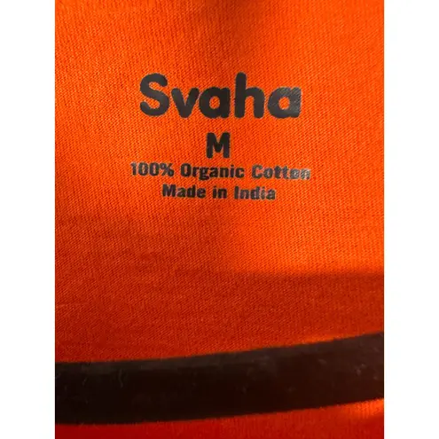 Svaha Organic Cotton Long Sleeve Pi Mathematics Math Calculus Dress Medium Orange