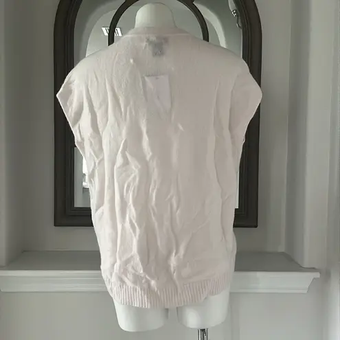 Cashmere Oversized Short Sleeve Sweater from C by Bloomingdale's Size S NWT $188 Pink