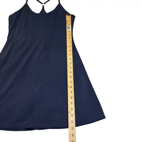 Outdoor Voices  Navy Blue Athletic Tennis Dress Built in Shorts Size M