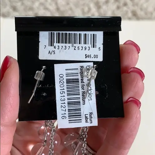 R.J. Graziano Silver Dangle Bauble Earrings