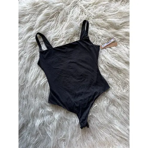 SKIMS Fits Everybody Square Neck Bodysuit Onyx Size Medium