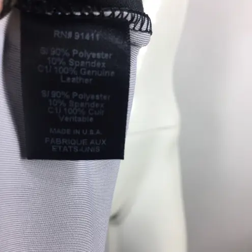 Clover Canyon Baroque Rose Velvet and Genuine Leather Dress