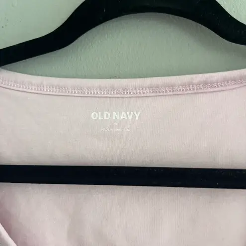 Old Navy Baby Pink Scoop Neck Bodysuit