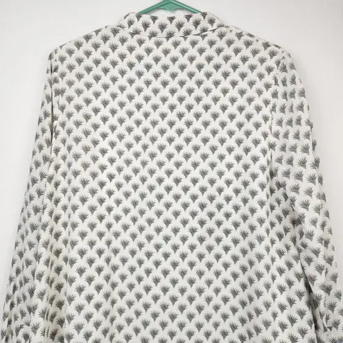 Hemisphere Cactus Print Dress Size Small NWT Long Sleeve Pockets Oversized