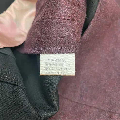 Rebecca Taylor Purple Floral Vine Embroidered Midi Skirt 8 Workwear Office