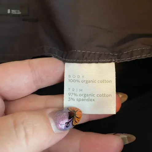 NAU Women 8 Brown Hiking Pants Organic Cotton Pockets Gorpcore Granola Girl