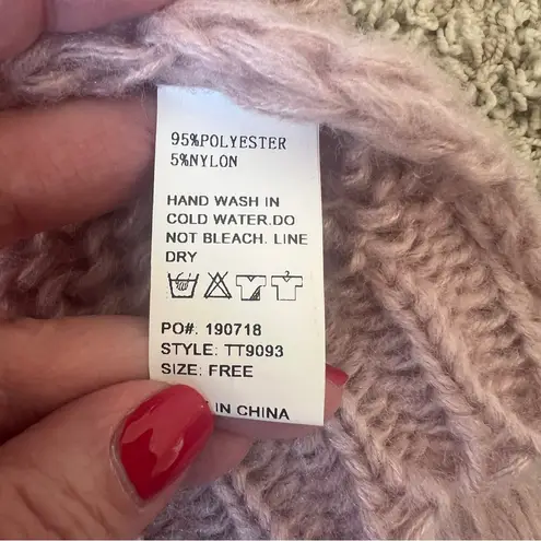 Mark Ashton NWT Thinkable Cropped Sweater Shrug Cardigan Pink Fuzzy Mohair Like One Size H5