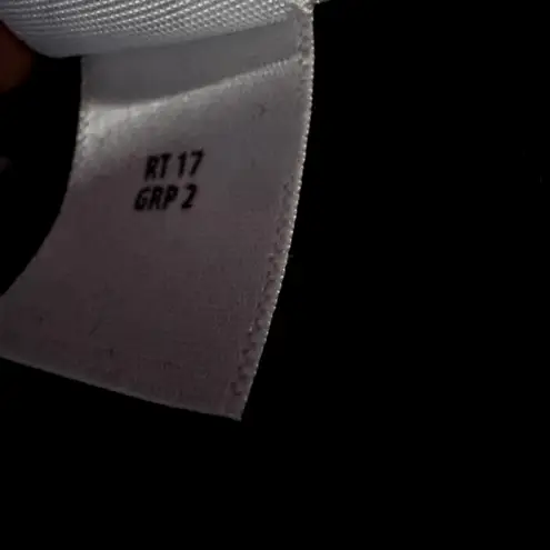 St. John  Jacket Ribbed Trim Collared Outdoor Cotton Casual Black Large