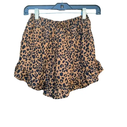 Sienna Sky  women's XS lined cheetah print shorts