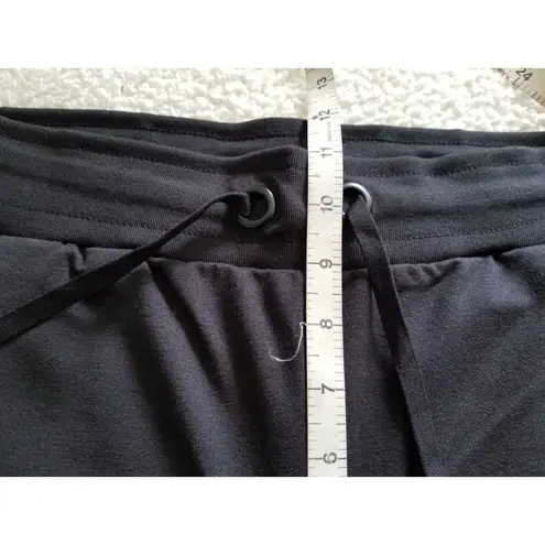 Badgley Mischka  French Terry Jogger Pants with Pockets Black Women's Size S