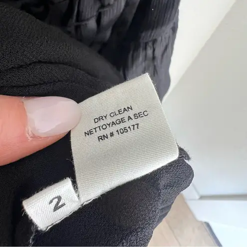 Ulla Johnson Louisa Silk Gown Madi Dress in Black Sz 2