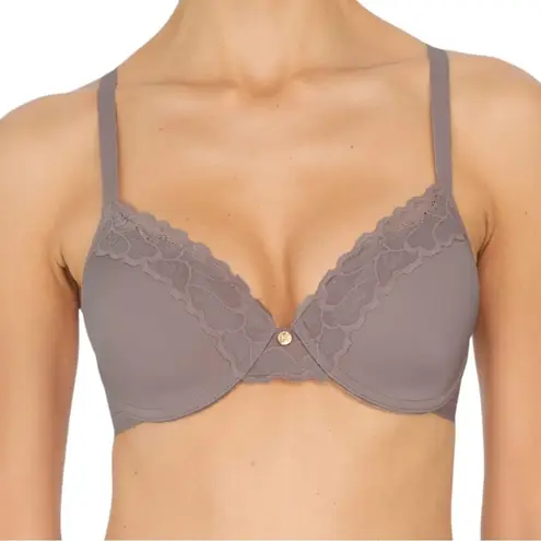 Natori Refined Contour Underwire Bra Gunmetal Gray 32D