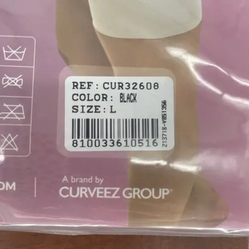 CURVEZ Comfort Evolution Full Body Shaper Black Seamless Moderate Control Size L Size L