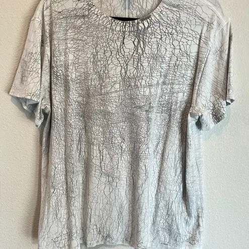 Lululemon  ALL YOURS SHORT SLEEVE SHIRT TOP THREAD DYE Size 8