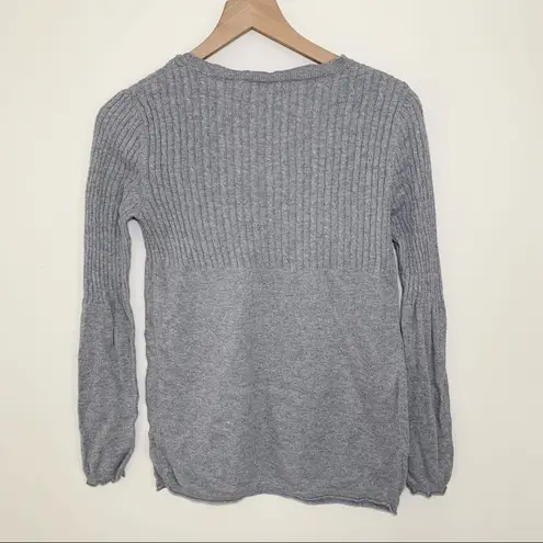 Liz Lange Grey Maternity Sweater, M
