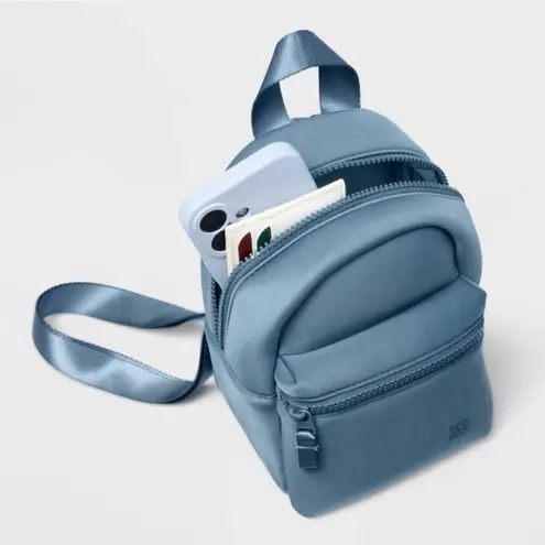 All In Motion Stylish 8.5 Neoprene Mini Backpack in Navy Blue -