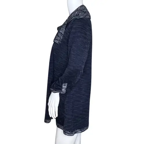 Soft Surroundings Sweater Women Small Blue Weekending Cowl Pullover Tunic Casual