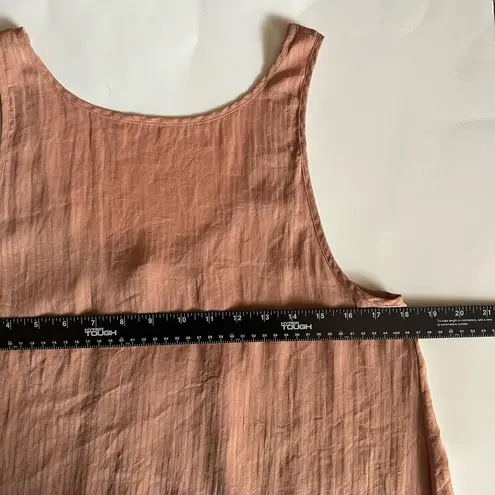 Treasure & Bond Women's Flowy Swing Blouse Tank Top size Small peach blush color