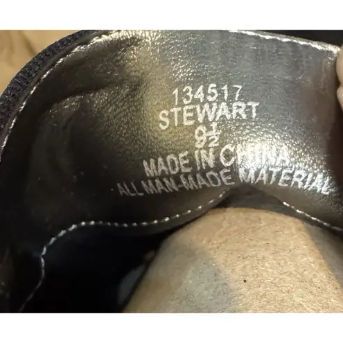 X-Appeal New In Box, Stewart, Black Faux Suede Booties, Zip Side, Size 9.5