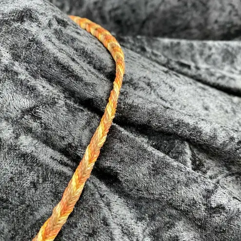 Global Goods Partners Handmade Stamped Brass Bead Bib Necklace Braided Strap Gold