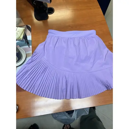 Spanx  yes, pleats! Skirt Skort for women Sz XS Lavender  Built In Shorts