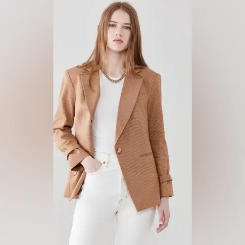 Veronica Beard Amadi Classic Dickey Blazer in Chai Size 2