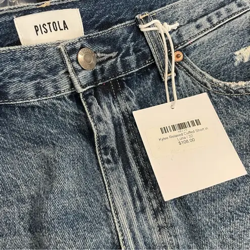 Pistola Women’s Kylee Relaxed High Rise Cuffed Short in Luna sz 32