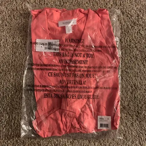 Motherhood Maternity Knot-Front Sleeveless Button-Down Top