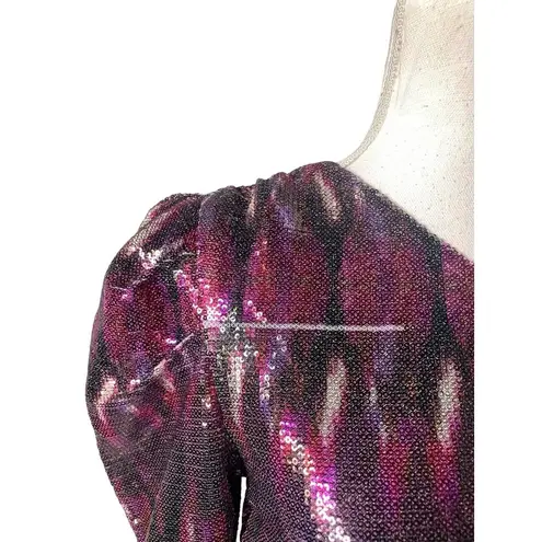 MISA Los Angeles Nova Dress Purple Womens Size Medium