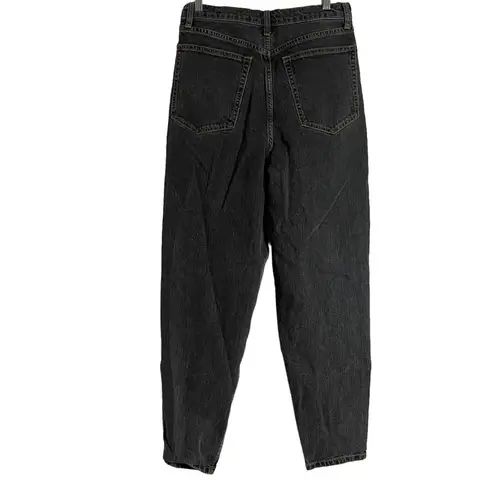 We Wore What Dani Washed Black Modern Boyfriend High Rise Jeans Size 28