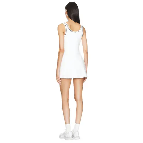 Splits59 Martina Rigor Dress in White Medium New Womens Pickle Ball Tennis