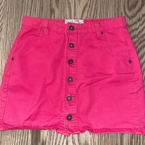 Levi's (3/$40 Item) Pink Vintage Denim Mini Skirt