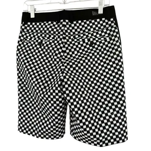 NWT Waac Golf Black White Checkered Golf Shorts Women’s Size 0