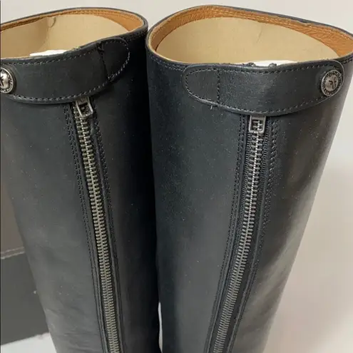Frye  Melissa black button back zip boots 5.5