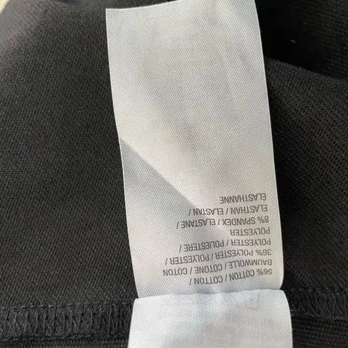 Women With Control QVC Black 3/4 Sleeve Polo Dress Black S