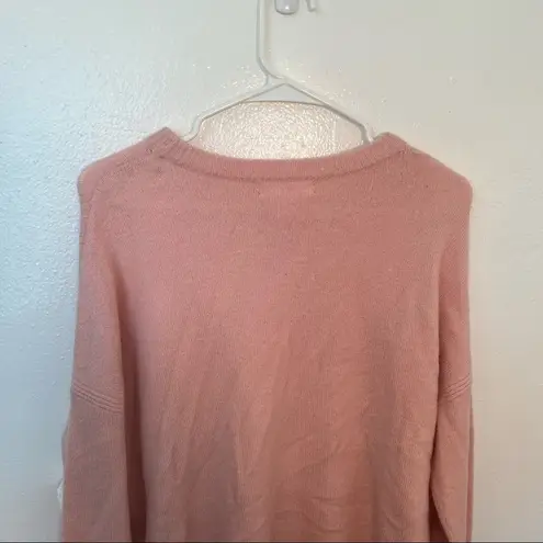 Treasure & Bond Crewneck Pullover Sweater Pink Lotus